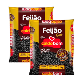 Black Beans 2x1kg - Caldo Bom
