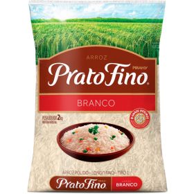 A 2kg Pack of Brazilian White Rice by Prato Fino