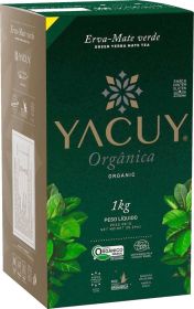 Erva Mate Yacuy Organica Vacuo 1kg - Yacuy