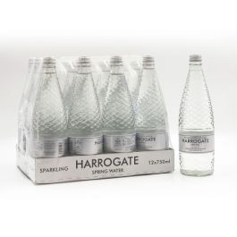 Harrogate Sparkling Spring Water Glass Bottles 12x750ml